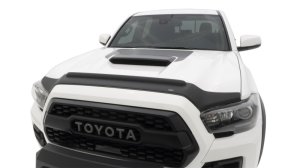 Nissan Titan Hood Deflector - Husky Liners - Aeroskin II - Matte Black - `04-`15